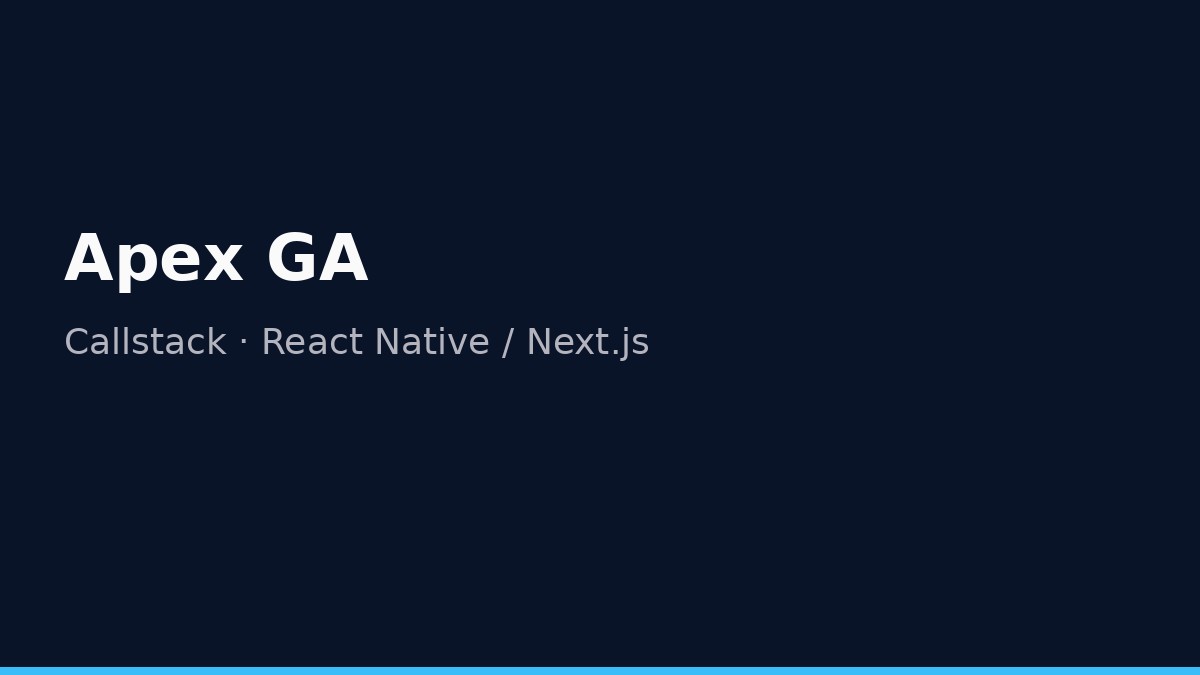 Callstack Apex GA