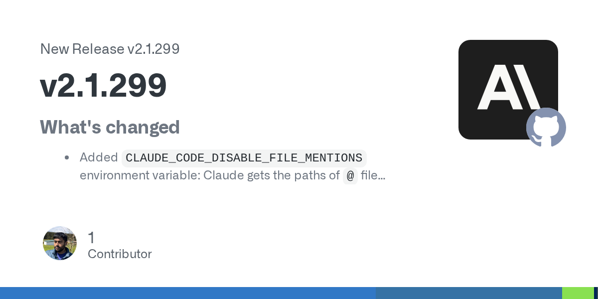 Claude Code 2.1.299 릴리스